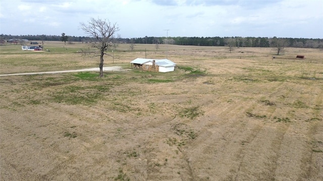 12830 Fm 1280, Lovelady, TX 75851 - bird's eye view featuring a rural view