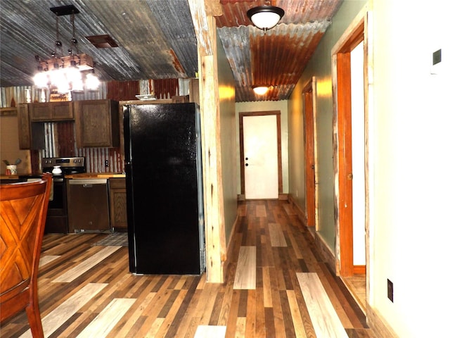 12830 Fm 1280, Lovelady, TX 75851 - kitchen with wood finished floors and appliances with stainless steel finishes