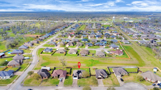 birds eye view of property featuring a residential view