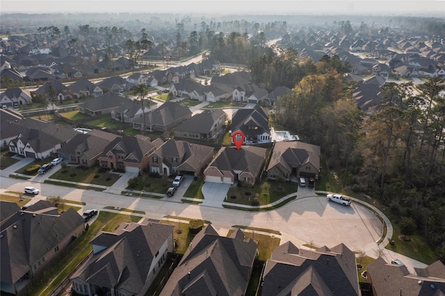 32193 Park Plains Dr, Conroe, TX 77385 - aerial overview of property's location with nearby suburban area