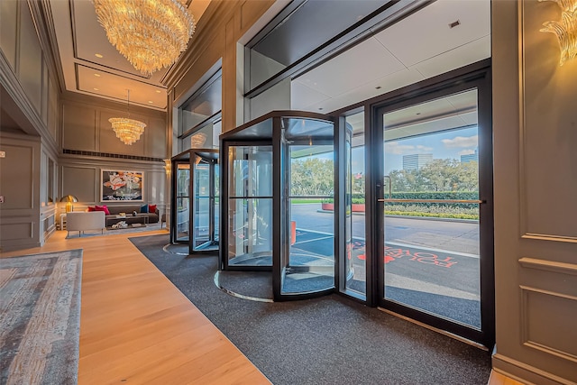 common area featuring a view of city