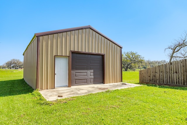 exterior space with fence