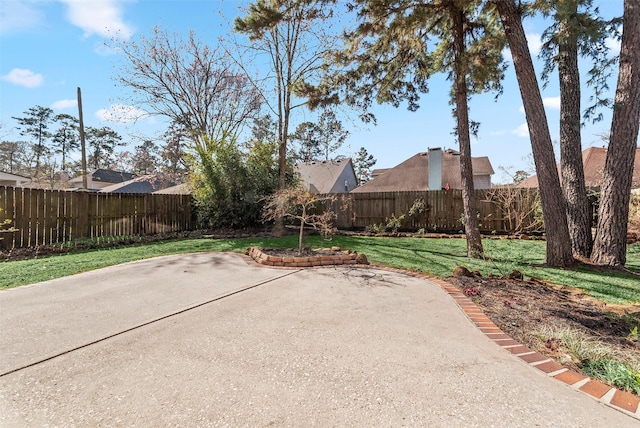 view of patio / terrace with a fenced backyard