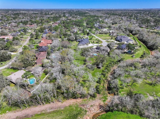 birds eye view of property featuring a residential view