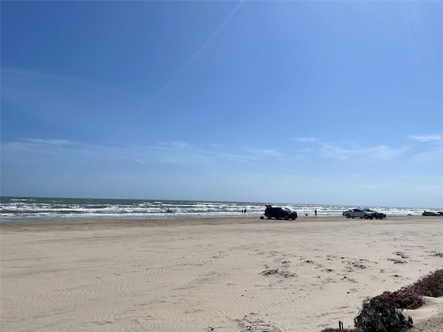 water view featuring a beach view