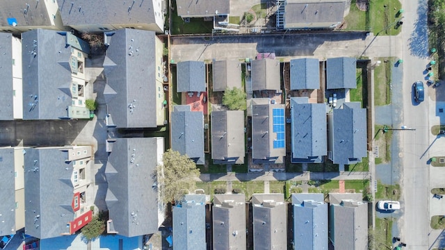 drone / aerial view featuring a residential view