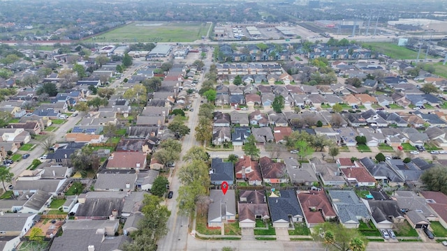 birds eye view of property featuring a residential view