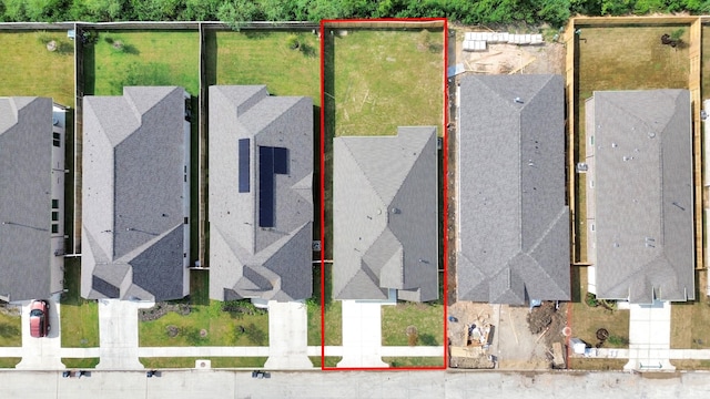 drone / aerial view featuring a residential view