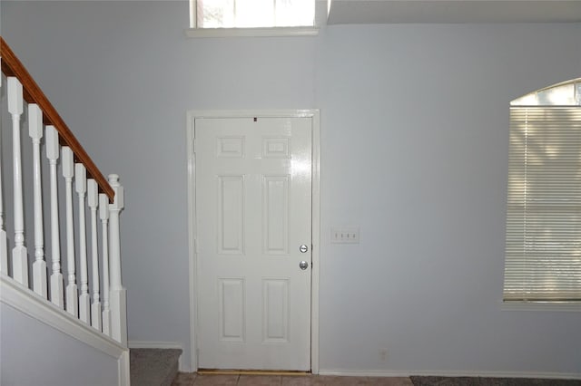 entrance foyer featuring stairway