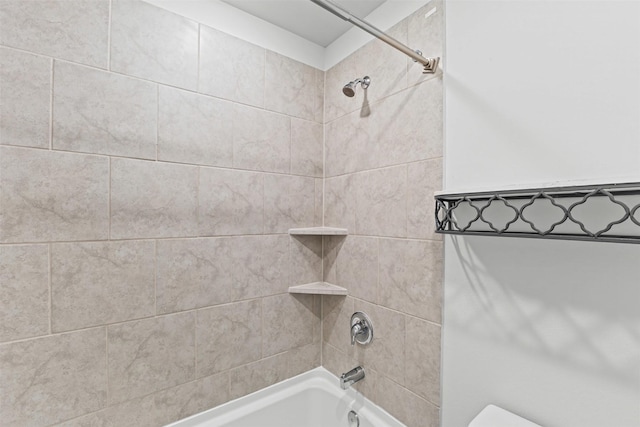 10718 Soapberry Ct, Tomball, TX 77375 - full bathroom with toilet and shower / washtub combination