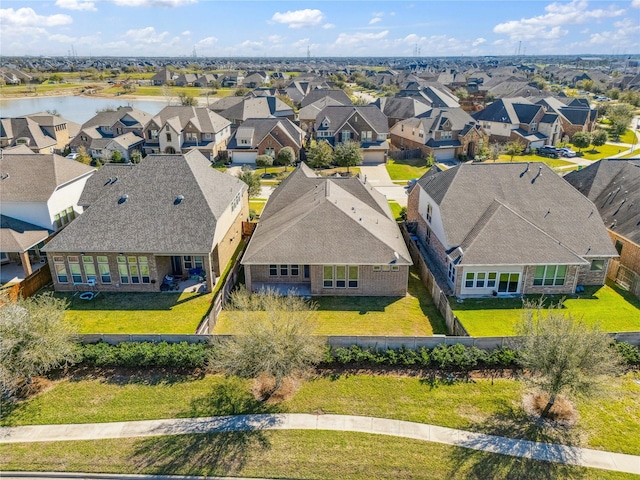 bird's eye view featuring a residential view