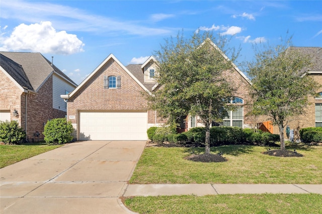 8022 Duncan Ranch Ln, Richmond, TX 77407 - traditional home featuring brick siding, driveway, and a front yard