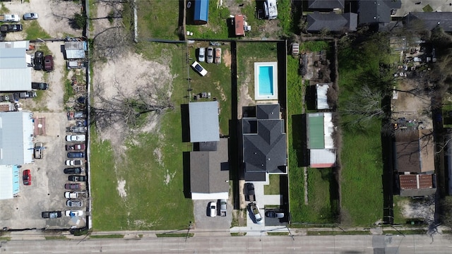 6616 W Montgomery Rd, Houston, TX 77091 - drone / aerial view with a residential view