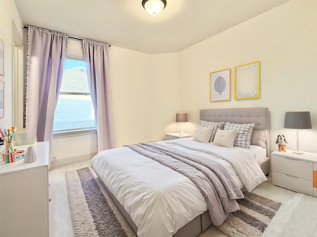 bedroom featuring carpet floors