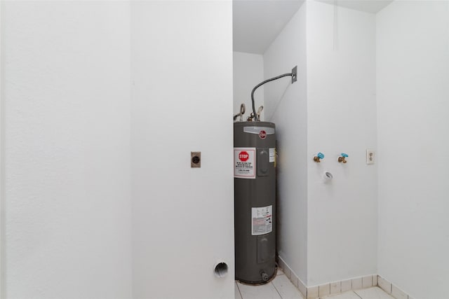 16123 Ridgegreen Dr, Houston, TX 77082 - utility room with electric water heater