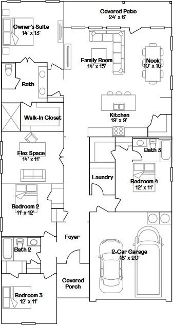 3012 Ruby Ridge Dr, Katy, TX 77493 - view of layout