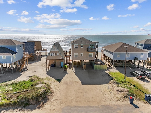 109 Beach Dr, Surfside Beach, TX 77541 - aerial view featuring a water view