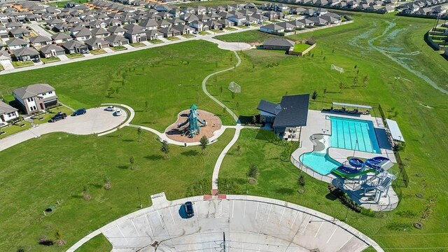 bird's eye view featuring a residential view