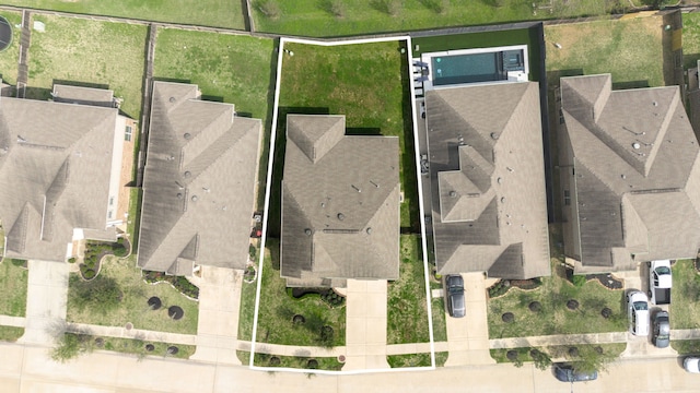 birds eye view of property featuring a residential view