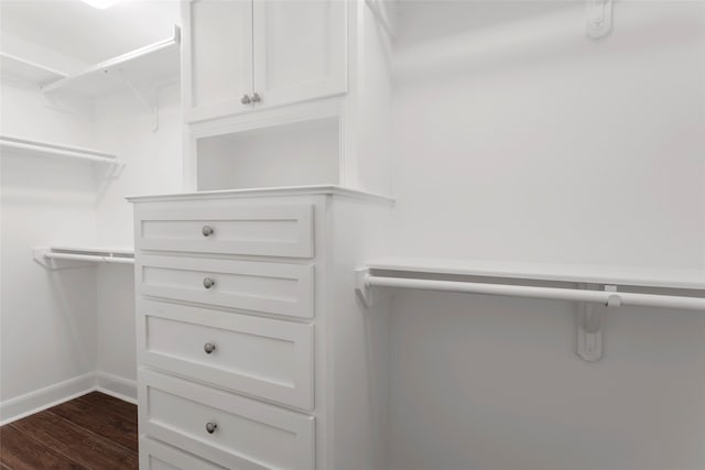 148 Sugarberry Cir, Houston, TX 77024 - spacious closet with dark wood-style floors