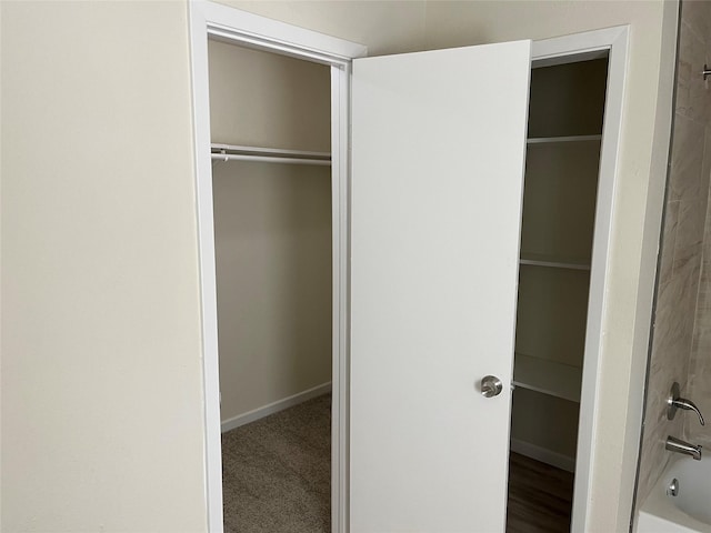 view of closet