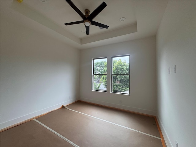710 E 18th St, Houston, TX 77008 - spare room with a ceiling fan and baseboards