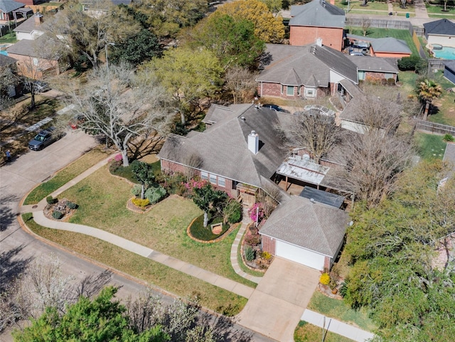 2402 Duhon Pl, Seabrook, TX 77586 - aerial perspective of suburban area