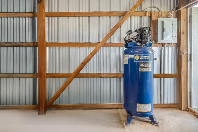 utilities with electric panel