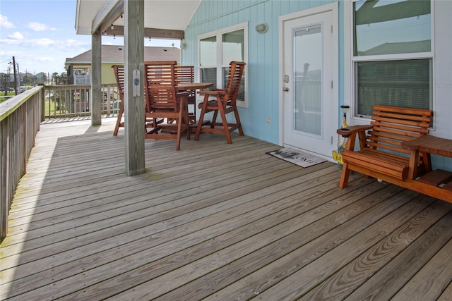 view of deck