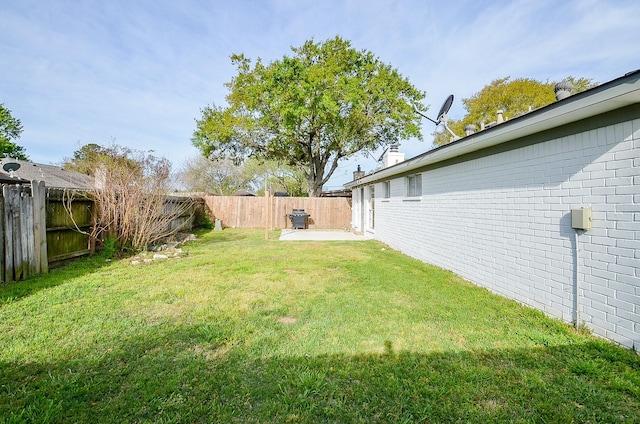 5343 Linda Ln, Katy, TX 77493 - view of yard with a patio and a fenced backyard