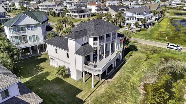 4206 Turks Pt, Galveston, TX 77554 - aerial view featuring a residential view