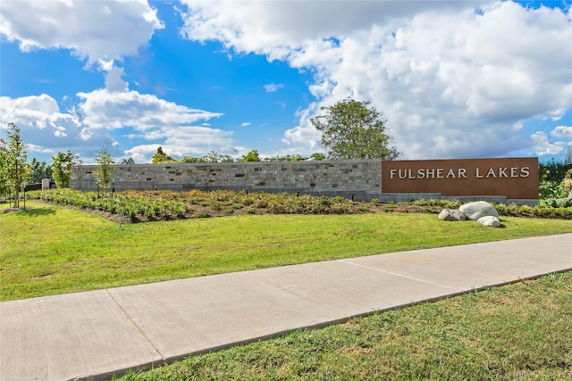 8407 Sheffields Leader, Fulshear, TX 77441 - view of community / neighborhood sign