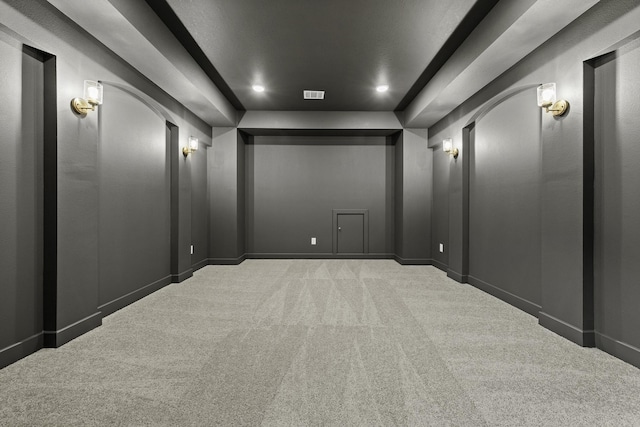 8407 Sheffields Leader, Fulshear, TX 77441 - carpeted cinema room featuring recessed lighting and a raised ceiling