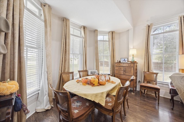 725 Columbus Rd, Sealy, TX 77474 - dining room featuring dark wood-type flooring and baseboards