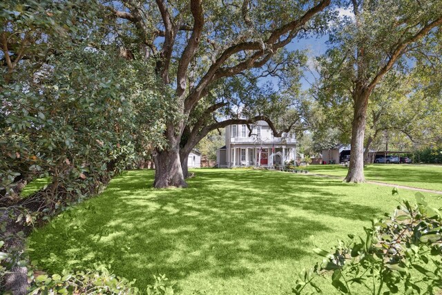 725 Columbus Rd, Sealy, TX 77474 - view of yard