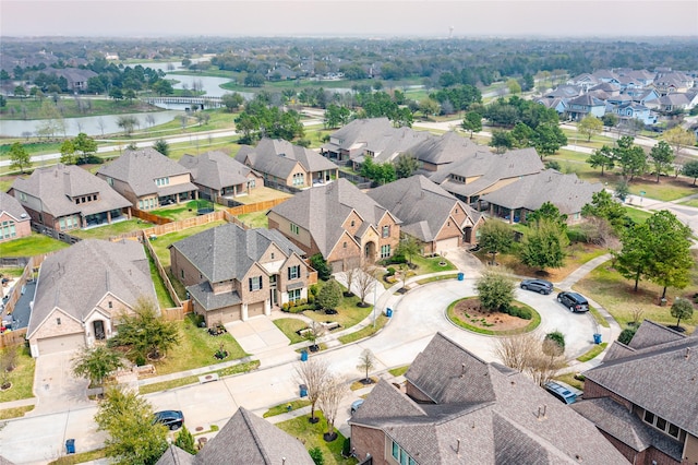 17131 Lumberton Dr, Cypress, TX 77433 - aerial view of residential area with a large body of water
