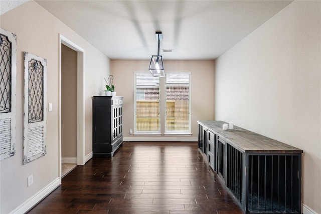 17131 Lumberton Dr, Cypress, TX 77433 - dining space with dark wood finished floors and baseboards