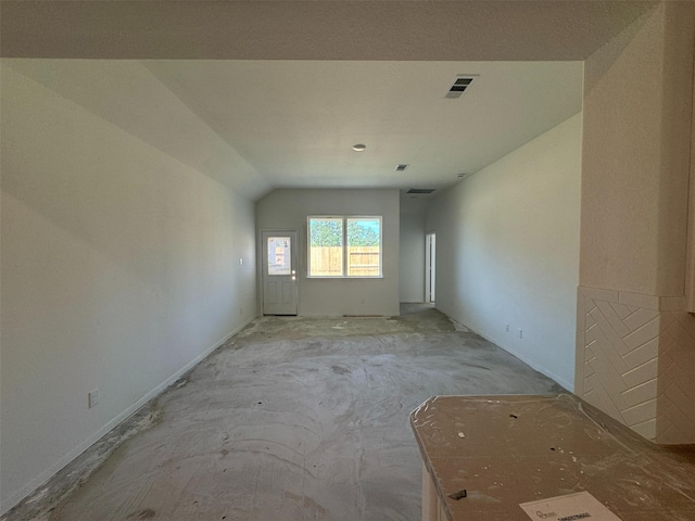 19122 Hazel Firs Ln, Magnolia, TX 77355 - empty room with lofted ceiling