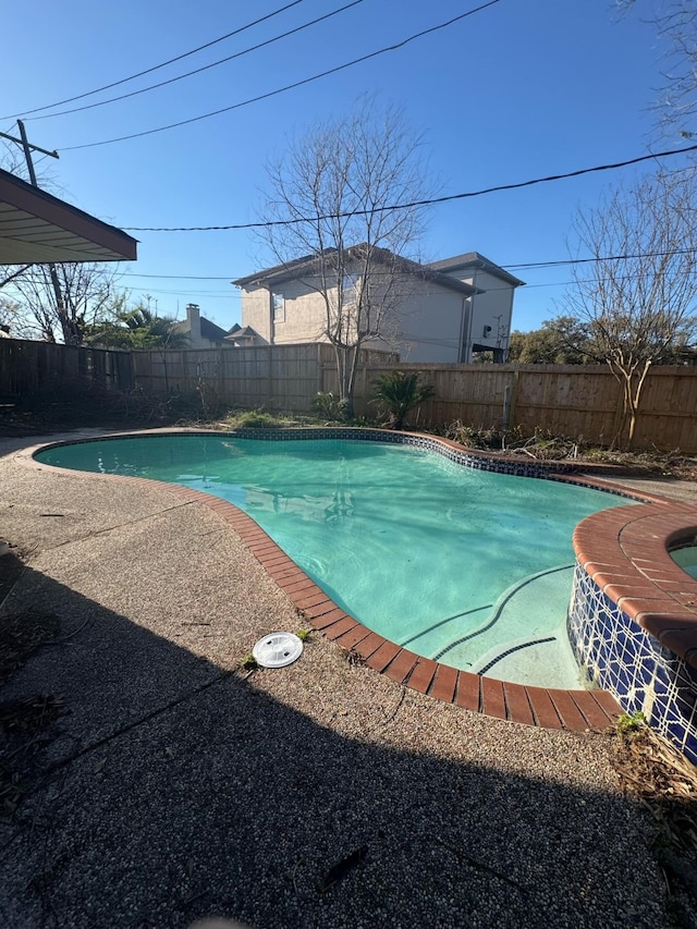 3510 N Braeswood Blvd, Houston, TX 77025 - view of pool with a fenced backyard