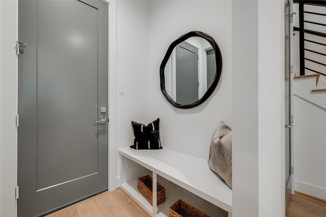 1609 Park St, Houston, TX 77019 - mudroom with light wood-style floors