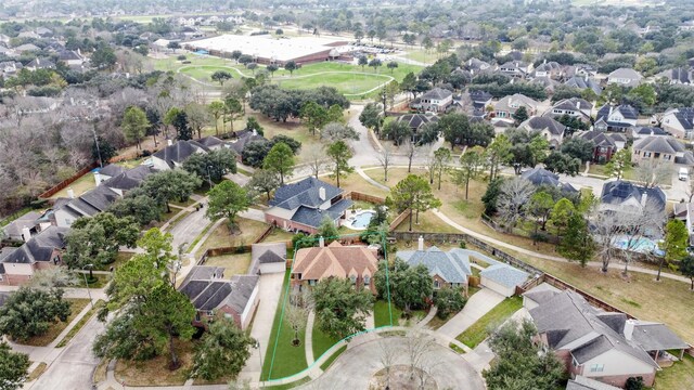 5310 Fairwick Ct, Katy, TX 77450 - drone / aerial view with a residential view