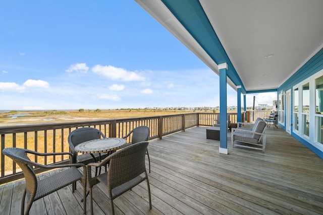 23194 Camino St, Galveston, TX 77554 - view of wooden terrace