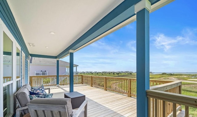 23194 Camino St, Galveston, TX 77554 - view of deck