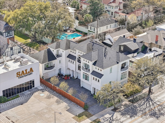 drone / aerial view