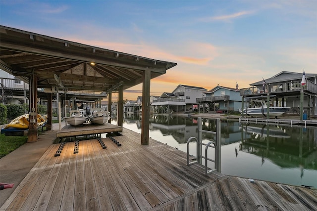 22102 Pecos Dr, Galveston, TX 77554 - view of dock with a water view