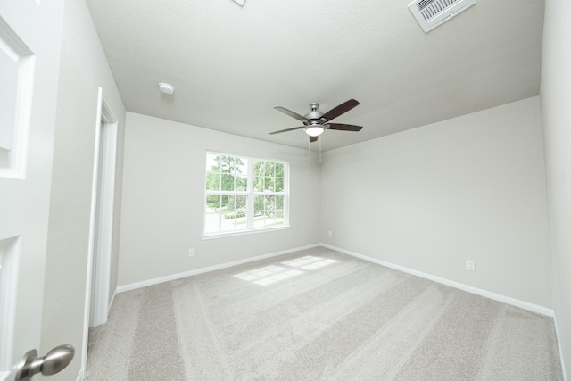 3626 Spy Glass Hill Dr, Montgomery, TX 77356 - empty room with ceiling fan, carpet flooring, baseboards, and visible vents