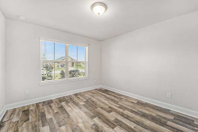 4306 Chadwick Rd, Texas City, TX 77591 - unfurnished room featuring wood finished floors and baseboards