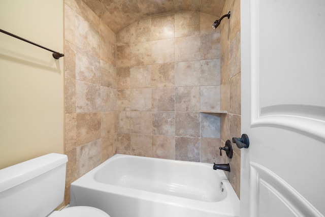 4628 Beech St, Bellaire, TX 77401 - bathroom with toilet and shower / tub combination