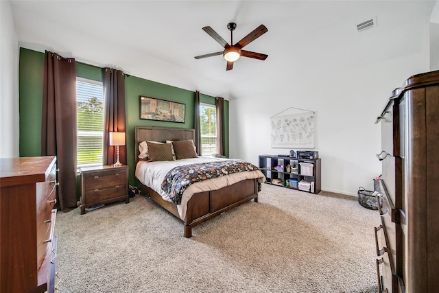 139 Jim Hall Ln, New Waverly, TX 77358 - bedroom featuring carpet flooring and a ceiling fan