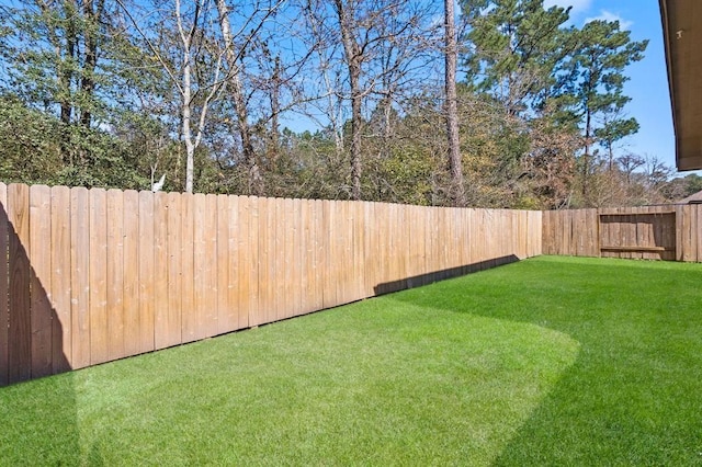 14356 N Summerchase Cir, Willis, TX 77318 - view of yard featuring a fenced backyard